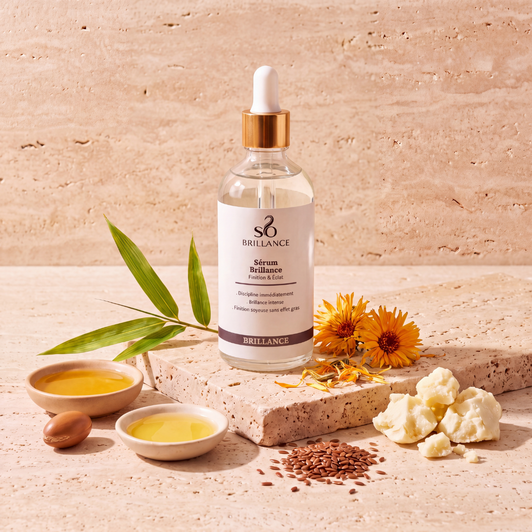 Sérum brillance pour cheveux